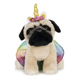 Gund Doug The Pug Unicorn Tutu Dog Peluche De Peluche, 9 Pu