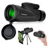 Telescopio Monocular Evershop 12x50 + Adaptador Para Teléfon