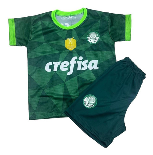 Kit Conjunto Infantil E Juvenil Do Time Palmeiras 2024