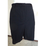 Short Negro Para Dama Talla-10  (m)  Brooks Brothers Sht339