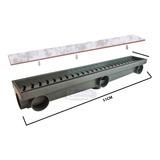 16 Ralo Linear Grelha Plástica Piscina Quintal Sifonado 8x50