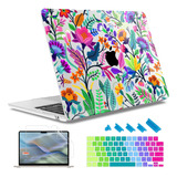 Funda May Chen Para Macbook Air 13 M2 + C/teclado Colorful