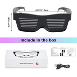 A Lentes Led Bluetooth Para Carnavales, Festivales Y Fiestas