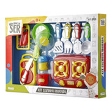 Kit Cozinha Animada Infantil Brincado De Ser Chefe Multikids