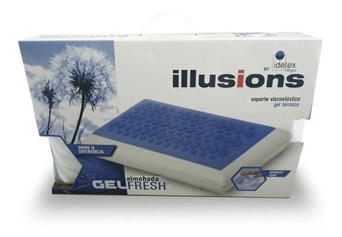 Almohada Viscoelástica Ilussion Gel Fresh Refrescante 40x60