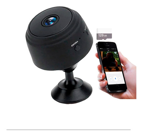 Camara Mini Wifi Audio Video Monitoreo Vivo + Micro Sd 128gb