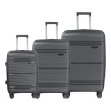 Set De Valijas X 3 Medidas Grande Mediana Carry On Equipaje