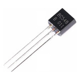 Bc548 Transistor Npn Eletrônica To-92 Projetos X100 Peças