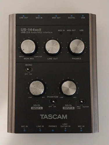 Tascam Us144mkii Interface De Audio Y Midi 