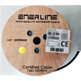 Rollo Cable Utp Enerline Cat6 Doble Enchaquetado 305 Metros