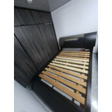 Base Cama Jamar Doble Madera Cajones