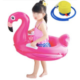 Flamingo Salvavidas Para Alberca O Mar Niños +bomba De Aire