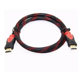 Cable Hdmi Mallado 3d 4k 1,8 Mtr