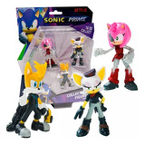 Sonic Prime Figuras Pack 3 Muñecos Original Juguete