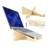 Soporte Apoya Notebook Atril Madera Laptop Portatil  Stand
