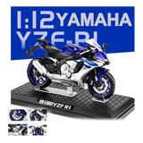 Yamaha Yzf 1:12 Miniatura Metal Moto Colección