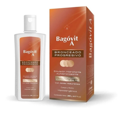 Bagovit A Emulsión Hidratante Autobronceante X 200g