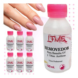 Removedor De Esmalte Uv 100ml Uñas Acrilicas 6 Uni Lfme