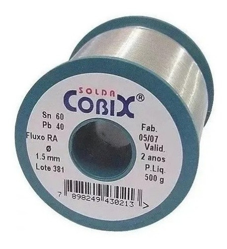 Solda Cobix Carretel 1,5mm Azul 500g