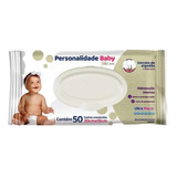 Kit 6 Pacotes Lenço Umedecido Personalidade Baby Com 50 Un