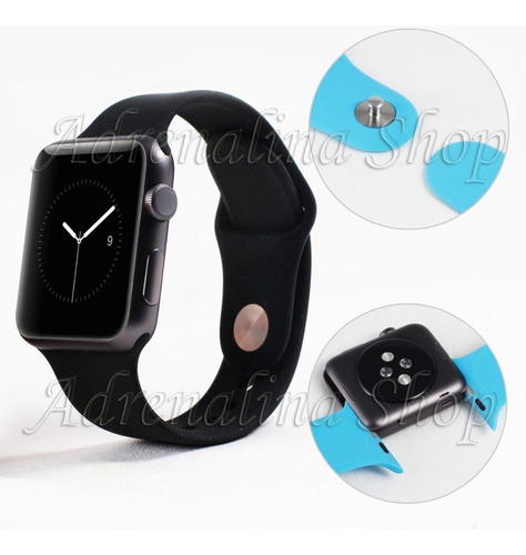 Kit 3 Pulseiras + Película 3d Para Apple Watch 38mm Ao 44mm