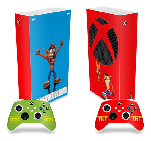 Skin Para Xbox Series S Adesivo Vertical - Modelo 136