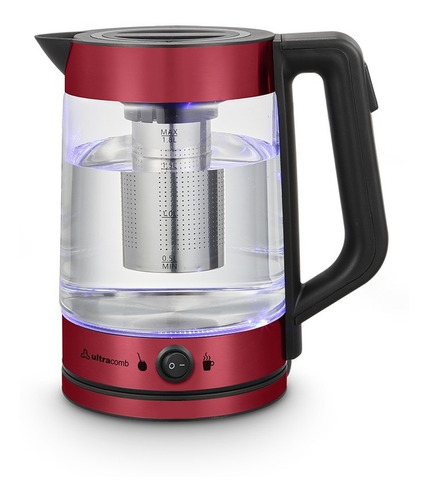 Pava Eléctrica Ultracomb Pe-4910 Con Infusor De Té 1,8 Ltrs