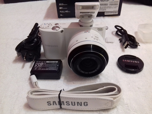 Camara Samsung N 1000 Blanca Con Flash Y Correa