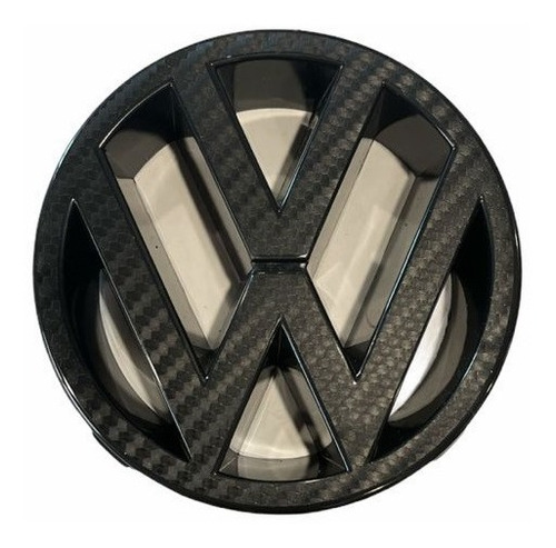 Emblema Vw Fibra De Carbono Parilla  Jetta A2 A3 Tipo Gti 