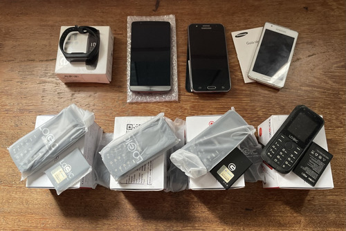 Lote De Celulares E Smartwatch Samsung LG Logic - No Estado