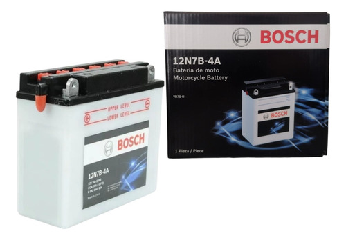 Batería 12volt 7ah Para Motos Bosch 70cca Positi + Izquierdo
