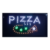 Letrero Led Luminoso Pizza 1702-8a Anuncio Para Negocio