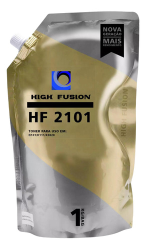 Refil Pó Toner High Fusion 2101 Para Xerox 3020 3025 1kg