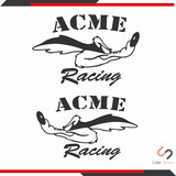 Calca Sticker Coyote Racing Acme Para Carro Camioneta 30x20 