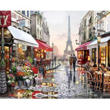 Pintura Por Números Ciudad Paris Eiffel Pinta Tu Cuadro M1