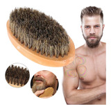 Cepillo Para Barba De 11 Cms Con Cerdas Genuina Jabali Full
