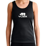 Musculosa Deportiva De Mujer Vlack Cumin Entrenamiento Negra