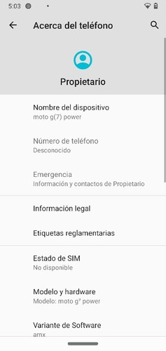 Celular Motorola G7 Power 64g