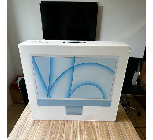 iMac 24 M1 8gb Ram 256 Ssd Azul - Novíssimo