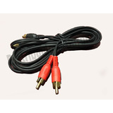 Cable Rca Audio/ Video 2 Mts Por( 10 Unidades )