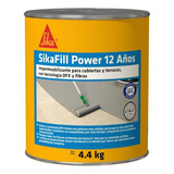 Sikafill 12 Power Impermeabilizante Cubiertas Fibras 4.4kg Color Gris