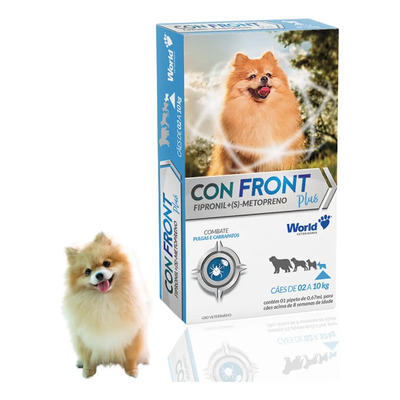 Confront Plus Antipulga Carrapatos Fipronil Cães De 2 A 10kg Cor 0.67 ml Hannover Home | MercadoLivre