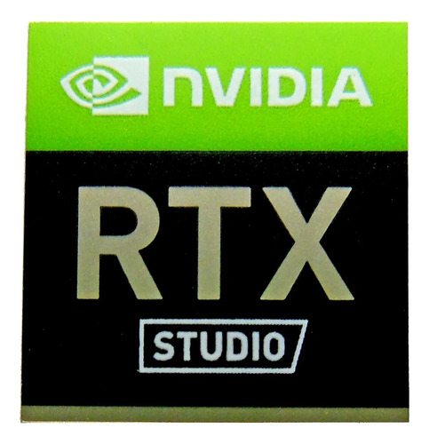 Sticker Nvidia Rtx Studio Etiqueta Adhesiva Tarjeta Grafica