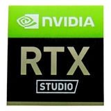 Sticker Nvidia Rtx Studio Etiqueta Adhesiva Tarjeta Grafica