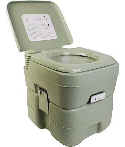 5 Galones /20l Portable Toilet Flush Travel Acampar Al Air