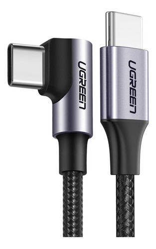 Cable Usb C A Usb C Carga Rápida De 60w 90° 2 Metros Ugreen