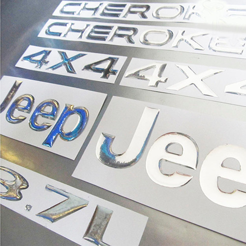 Jeep Cherokee 3.7 L Emblemas 4x4 4x2 Motor Calcomanas  Foto 4