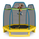 Trampolín Giantex 7ft Para Niños Con Red De Recinto, Trampol