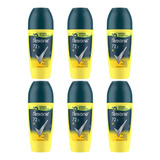 Desodorante Roll-on Rexona 50ml Masculino V8 - Kit C/6un