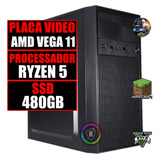 Pc Gamer Ddr4 - Ryzen 5 4.0ghz / Placa Radeon 2gb / 16gb Ram